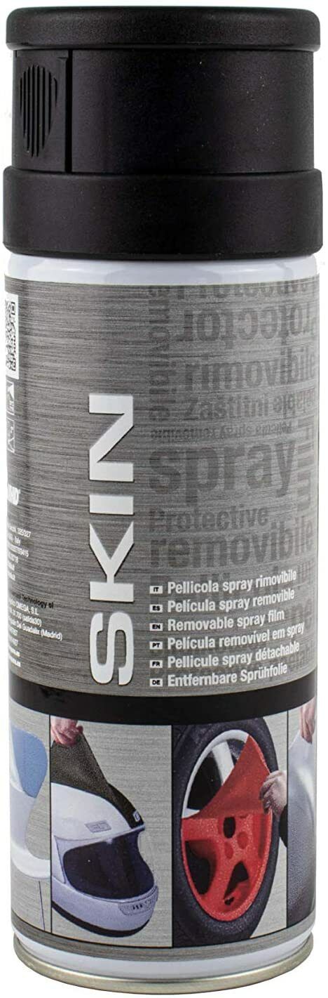 SKIN WMD SPRAY BOMBOLETTA PELLICOLA REMOVIBILE bianco lucido AUTO MOTO 400ml