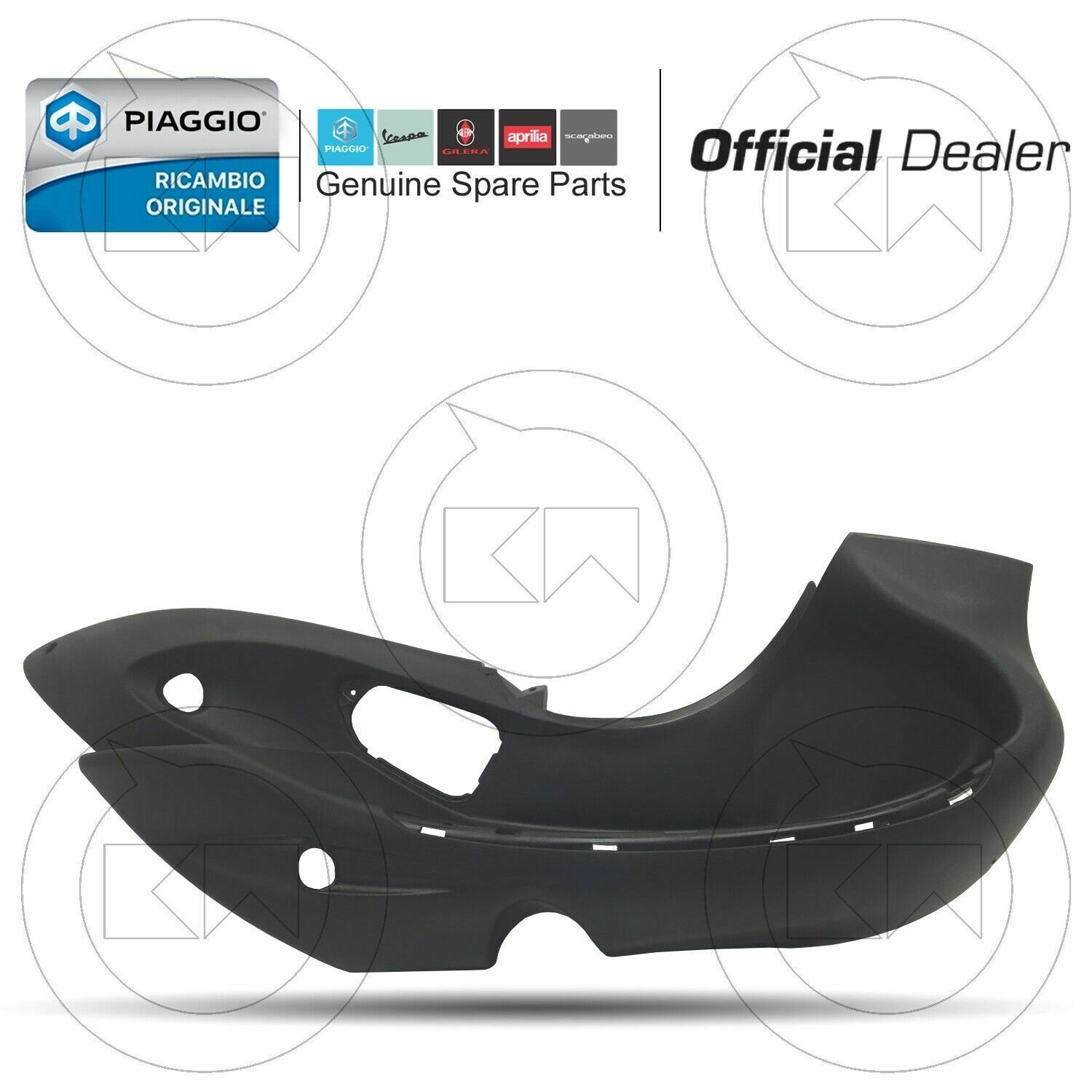 PEDANA DESTRA COMPLETA ORIGINALE PIAGGIO BEVERLY 250 MIC 2007