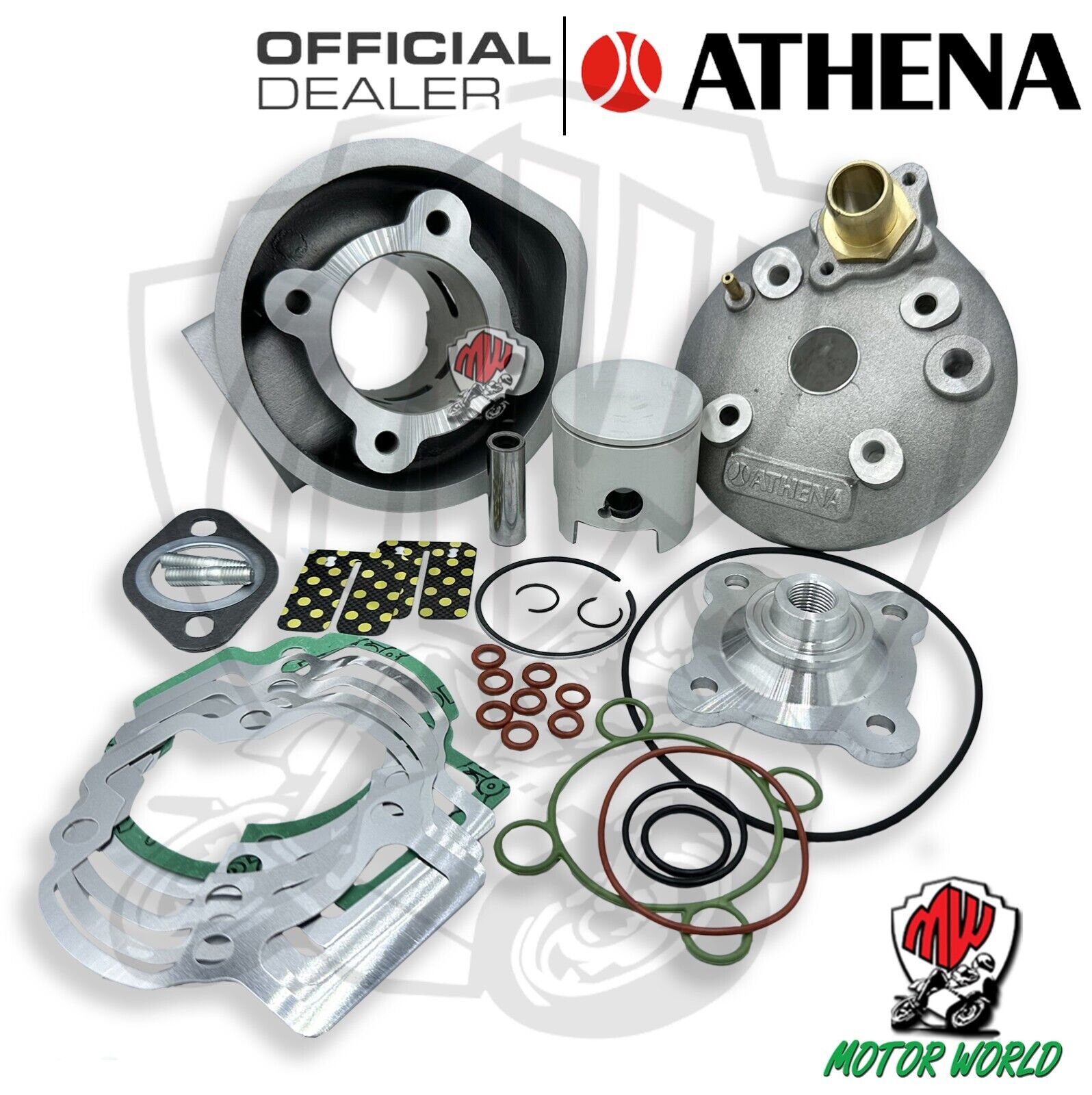KIT GRUPPO TERMICO CILINDRO ATHENA ALLUMINIO 47,6 70 cc GILERA DNA LC 50