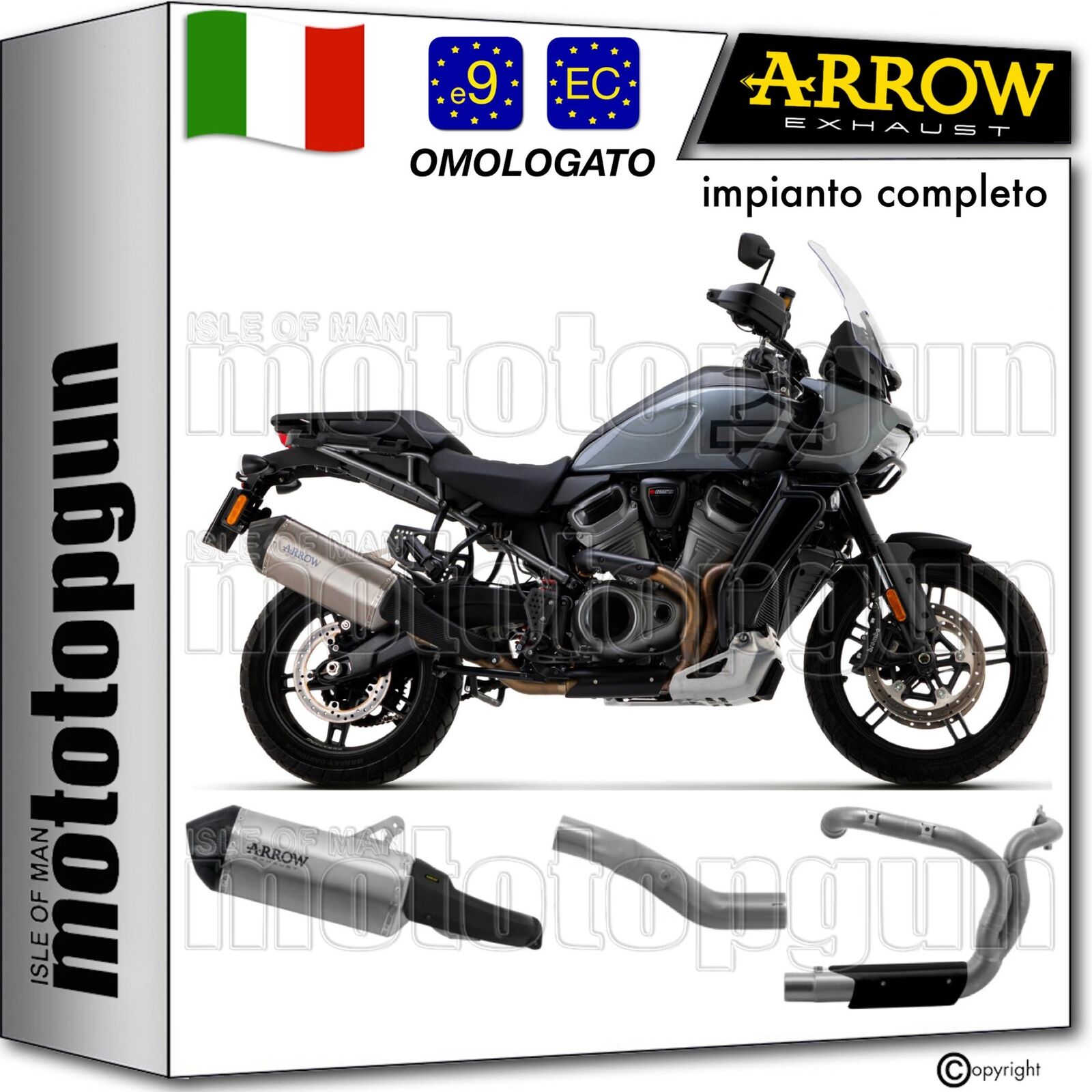 ARROW SCARICO COMPLETO OMORC SONORA TITAN C H-DAVIDSON PAN AMERICA 1250 2020 20