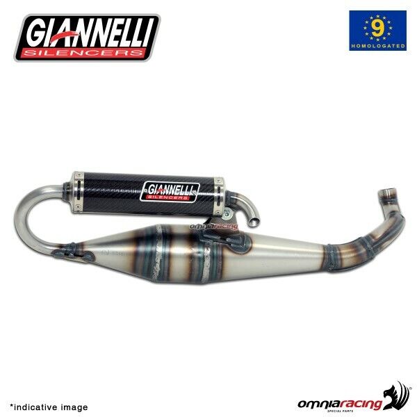 Giannelli Muffler for Aprilia SR50R Factory ie Piaggio engine 2008/2009 Shot V4