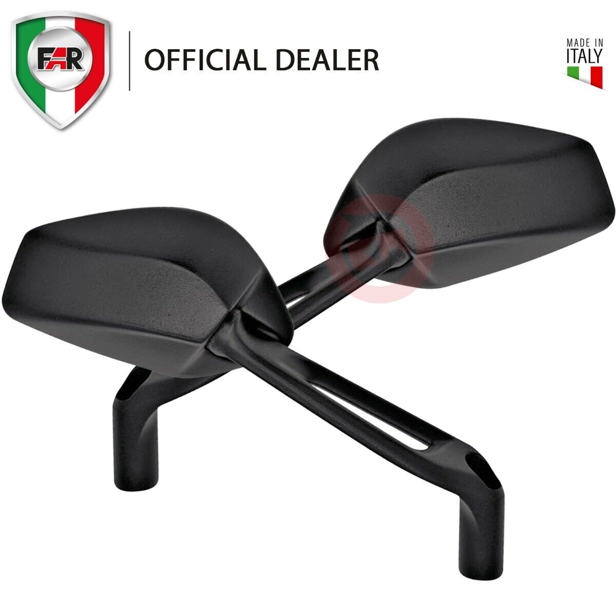 FAR KRK SPECCHIETTI RETROVISORE UNIVERSALE DA MANUBRIO MOTO ATV QUAD