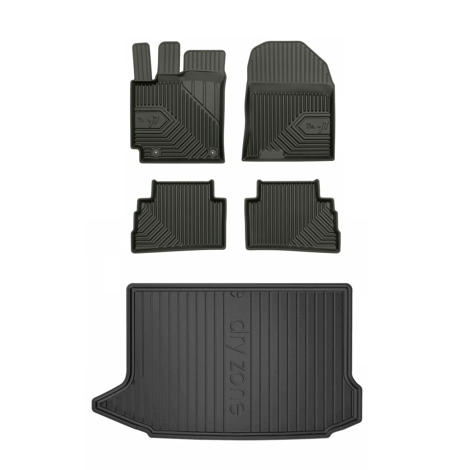 Set di tappetini e stuoie si adatta per HYUNDAI Kona dal 2017