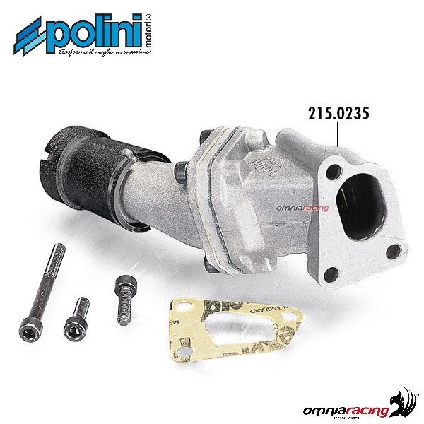 Polini single-reed intake manifold D.19 3 holes for Vespa 125 PK/ETS/XL Racing