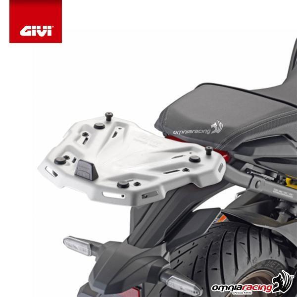 Rear rack Givi top cases Monokey Monolock Honda CB650R 2019-2020