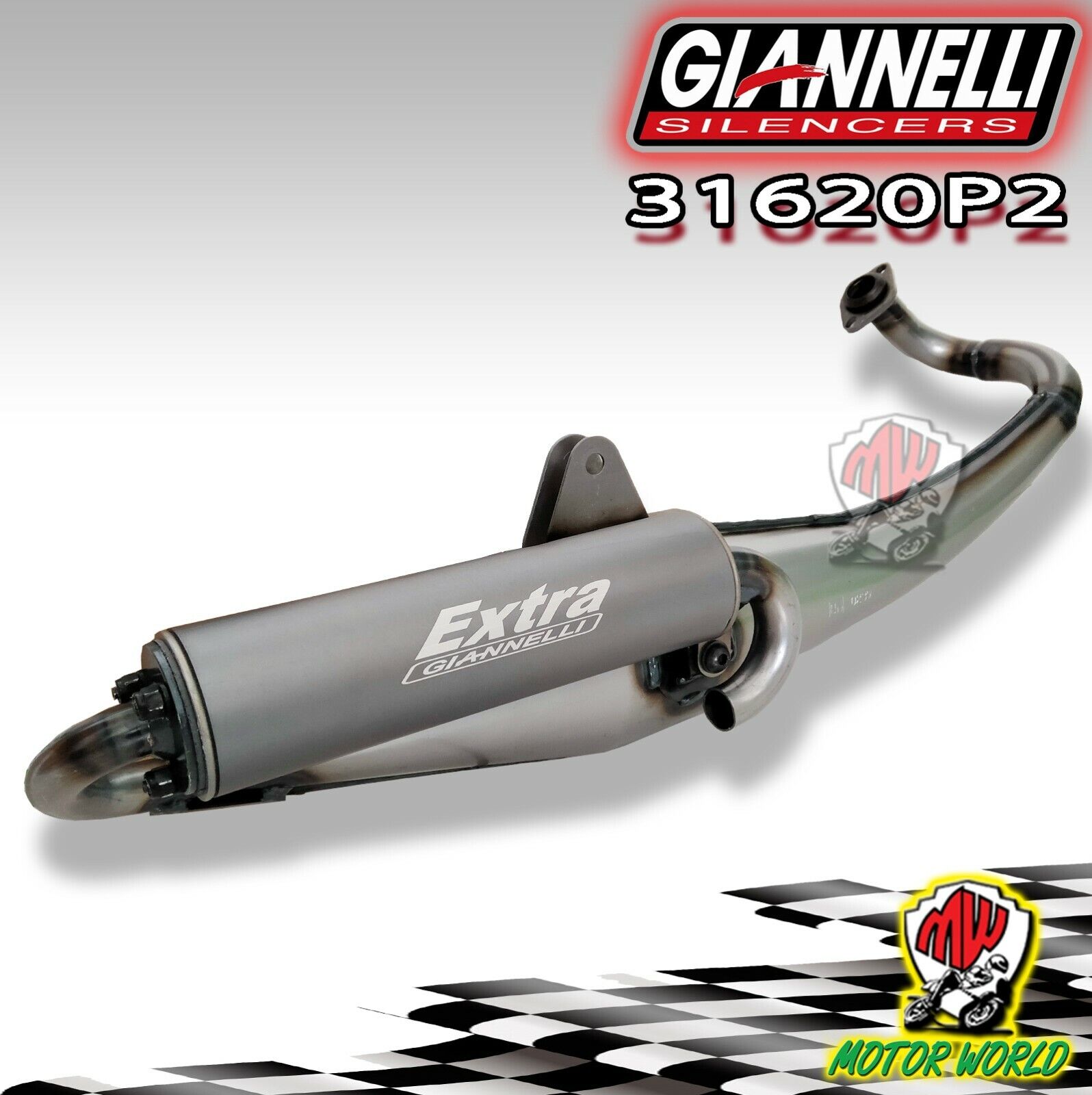 MARMITTA OMOLOGATA GIANNELLI EXTRA V2 PIAGGIO TYPHOON 50 2013