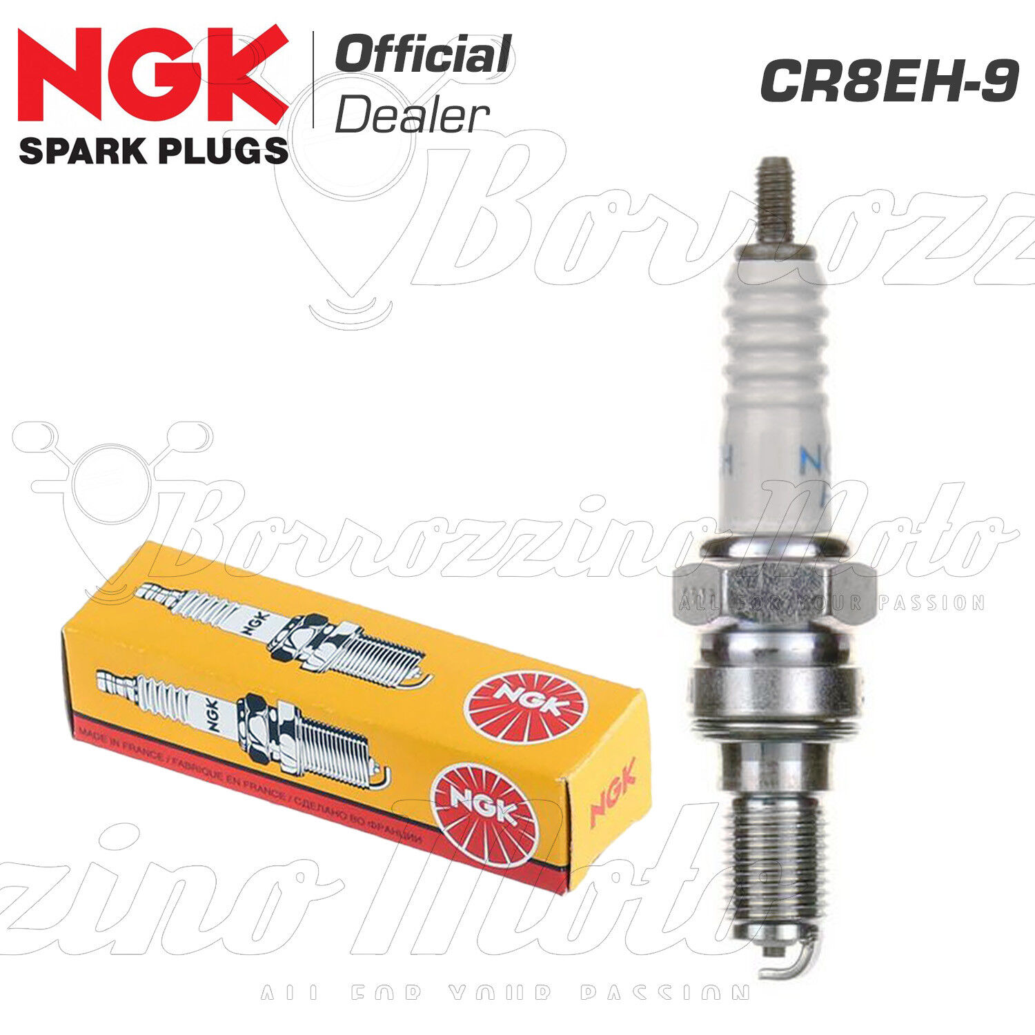 CANDELA ORIGINALE NGK CR8EH-9 HONDA CBF 600 N ABS (PC38/PC43) 2004-2012