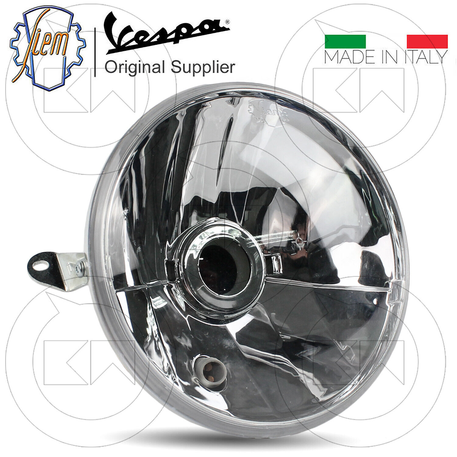 FARO FANALE ANTERIORE VESPA PX 125-150-200 PIAGGIO ORIGINALE SIEM ALOGENO