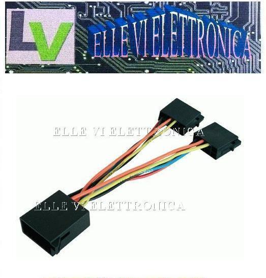 04641 Cablaggio Autoradio ISO Sdoppiatore Alimentazione Seat Arosa Ibiza Leon