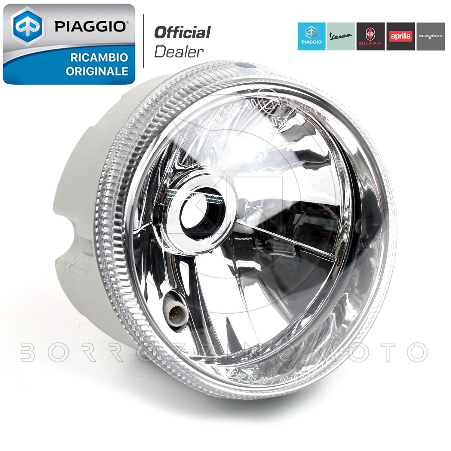 GRUPPO OTTICO ANTERIORE FARO 58260R ORIGINALE PIAGGIO VESPA LX 150 IE ANNO 2009