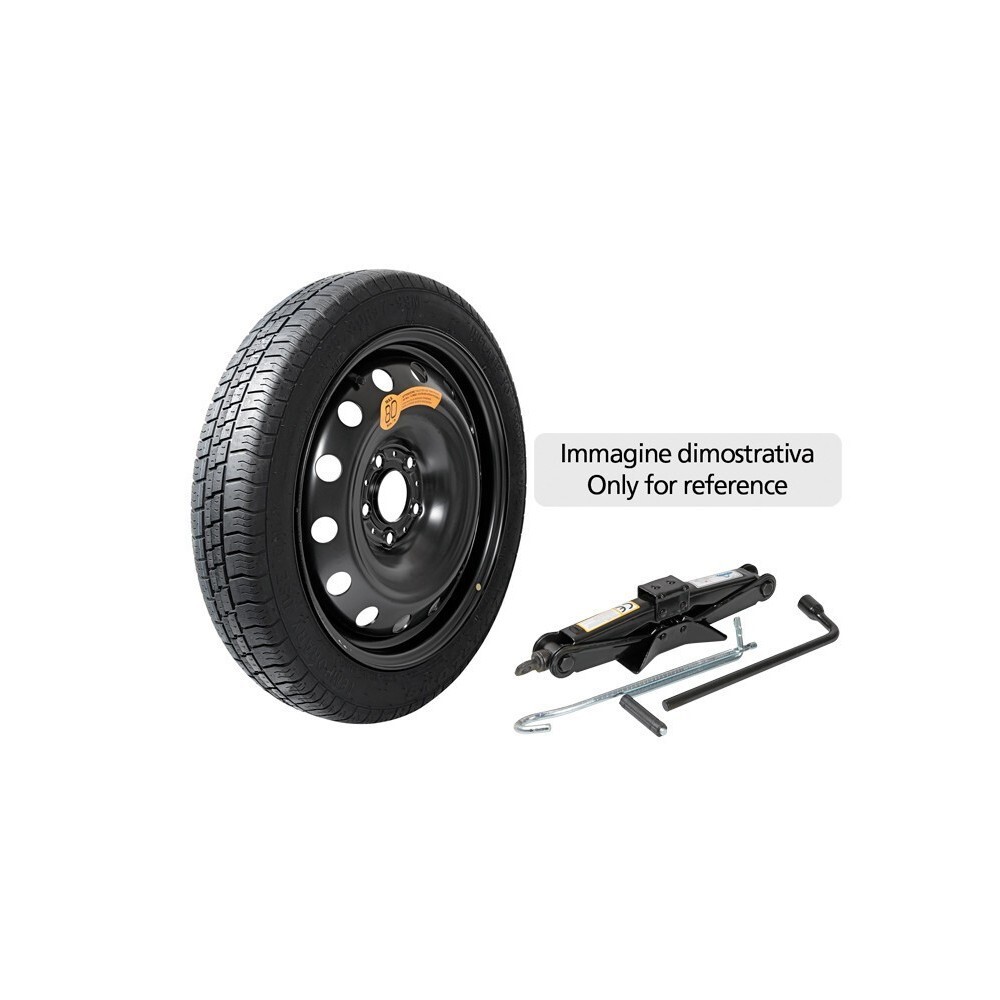 Kit ruotino di scorta in acciaio 125/80 R17 per Ford Puma dischi max 325 mm