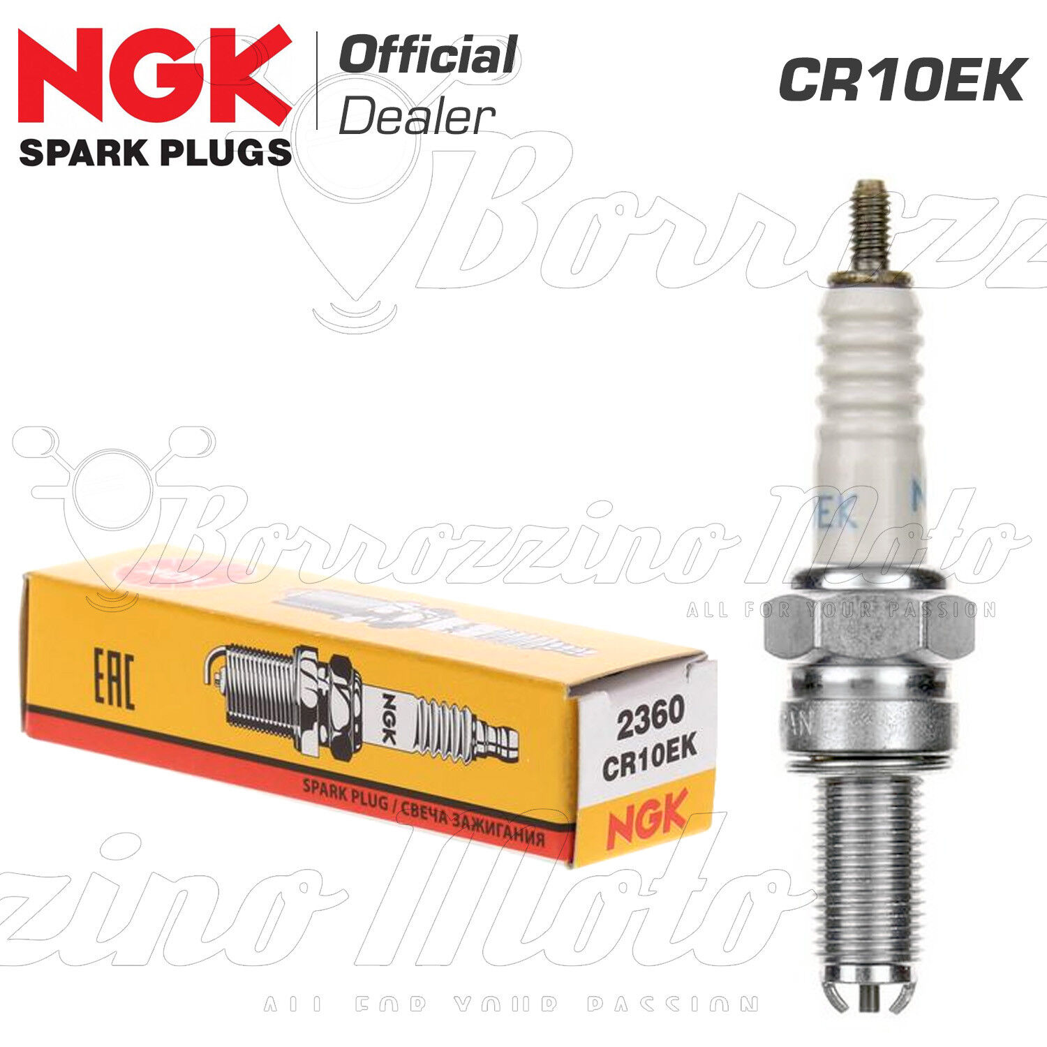CANDELA ORIGINALE NGK CR10EK per SUZUKI TL R 1000 1998 -