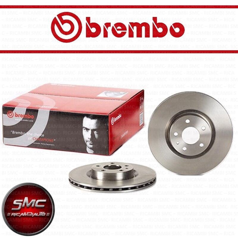 DISCHI FRENO BREMBO FIAT PUNTO 1.3 D MULTIJET 56 KW DAL 06/09 ANTERIORI