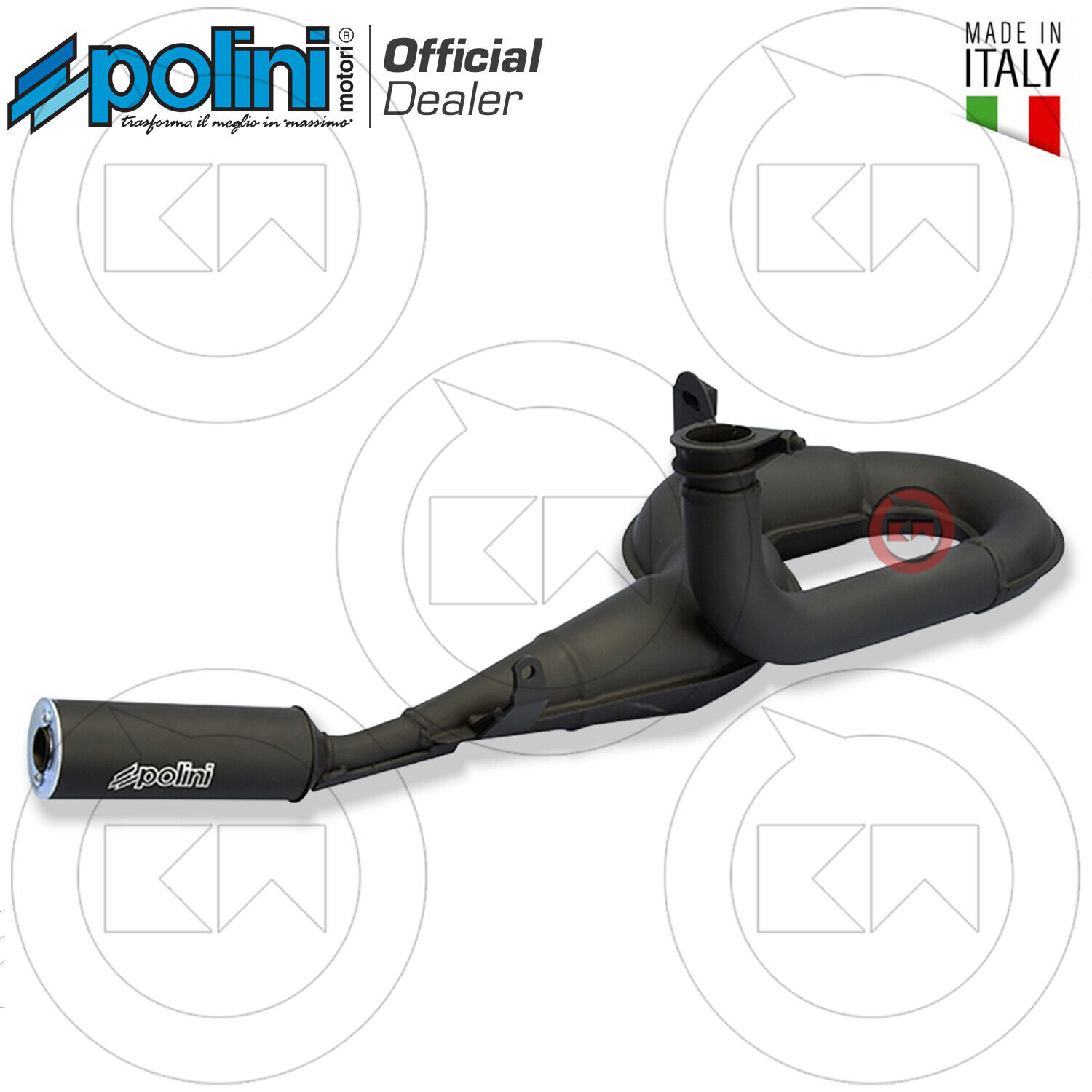 MARMITTA ESPANSIONE POLINI VESPA 125 150 PX TS SPRINT