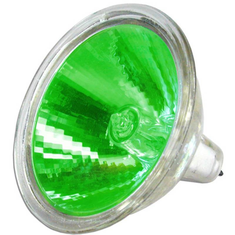 LAMPADA DICROICA 12V 20W VERDE PER MASCHERE FARO BOOSTER AEROX GREEN HEADLIGHT
