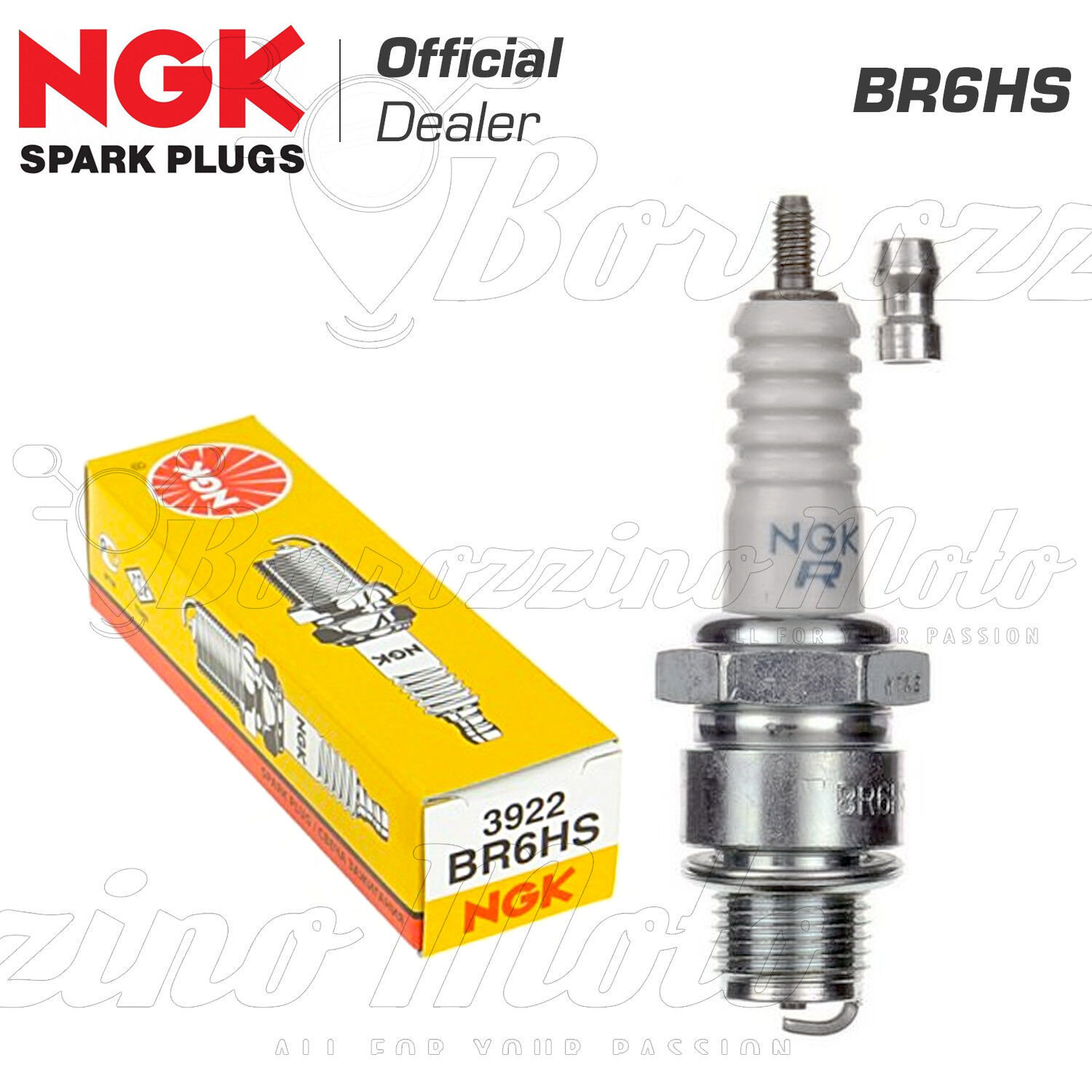 CANDELA DI ACCENSIONE ORIGINALE NGK BR6HS SOLO 712 MOFA 50