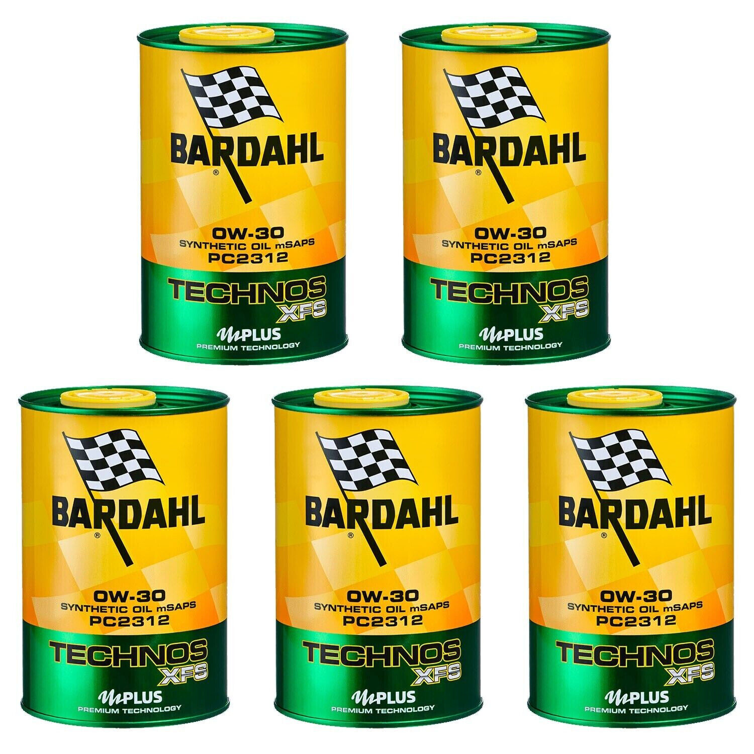5 Litri Bardhal XFS PC2312 0W30 Acea C2 PSA B71 2312 Olio Motore Auto Sintetico