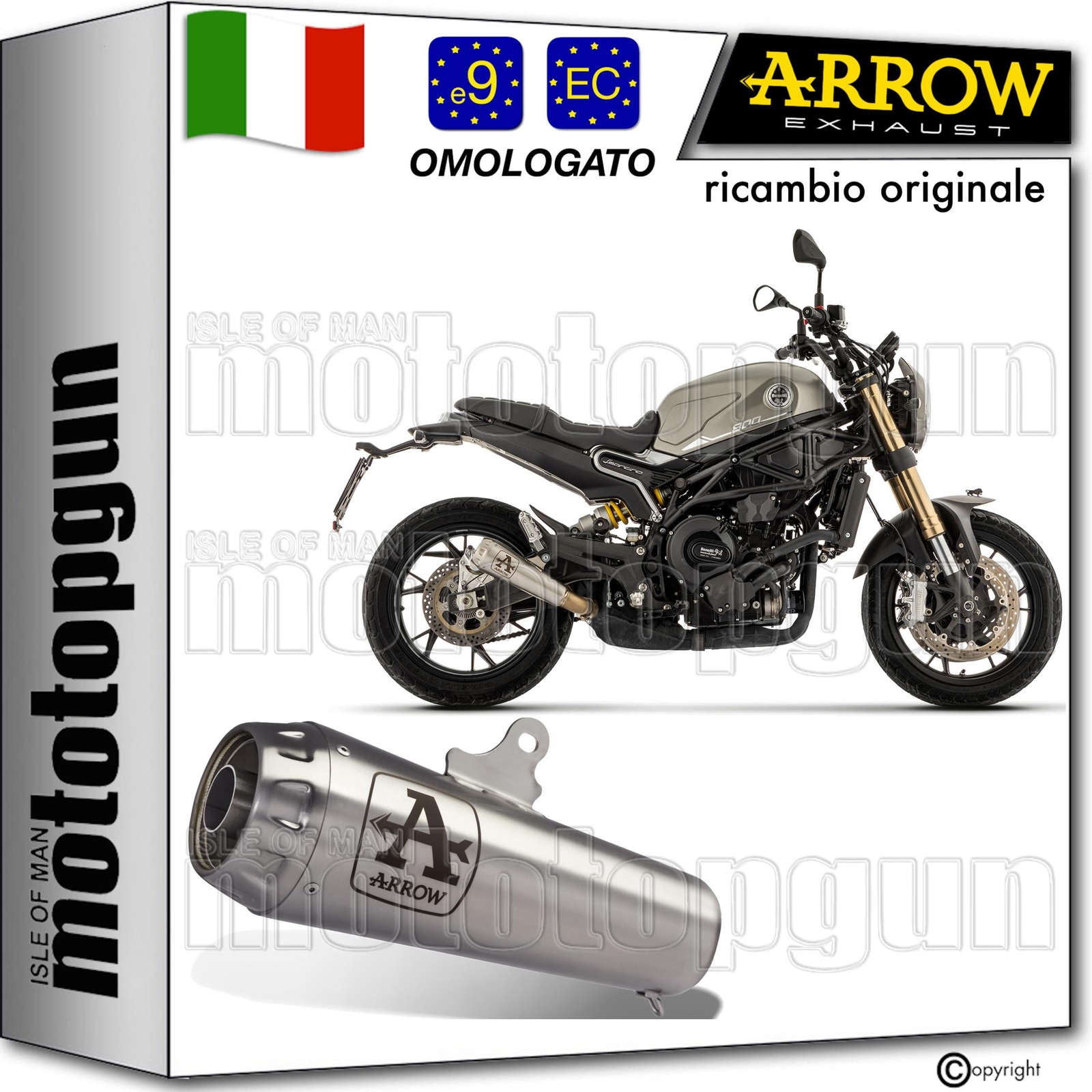 ARROW SCARICO OMOLOGATO PRO-RACE NICHROM BENELLI LEONCINO 800 2022 22 2023 23