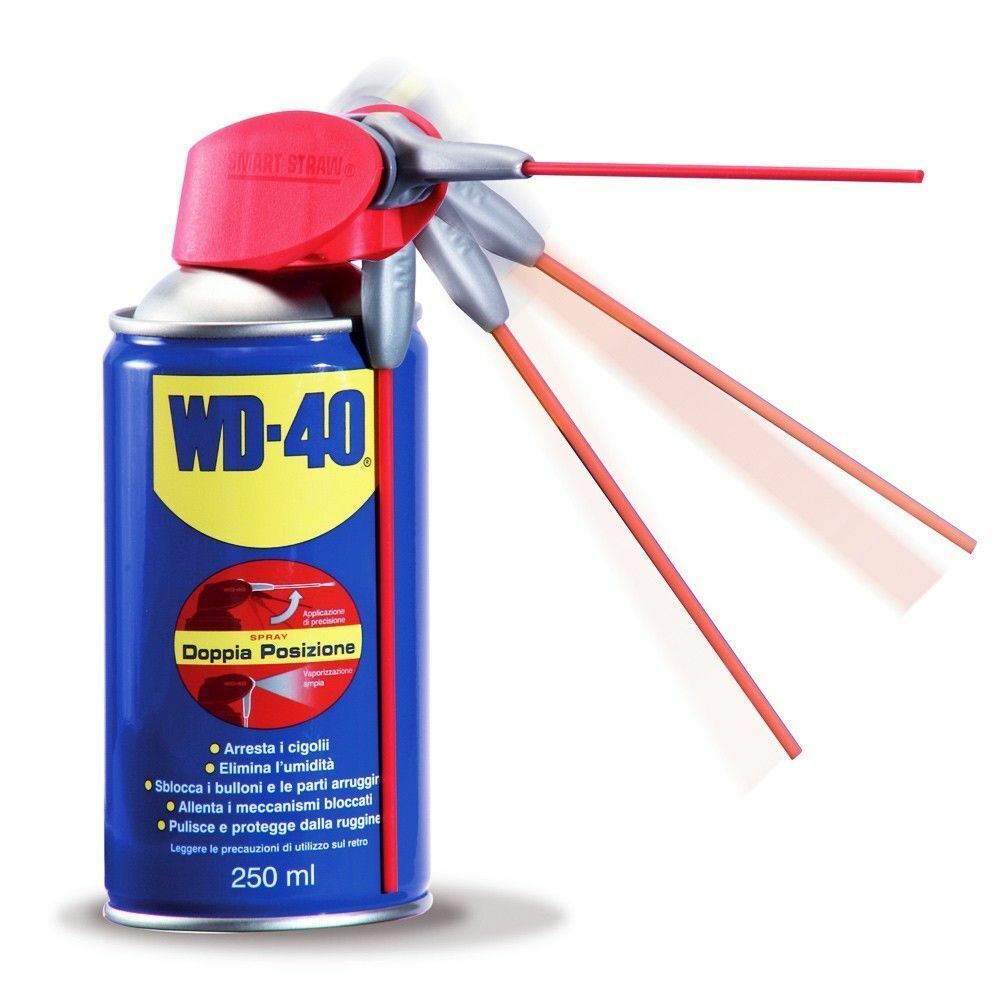 WD40 SVITOL PROFESSIONALE LUBRIFICANTE SPRAY MULTIUSO DOPPIA AZIONE BICI 250ml