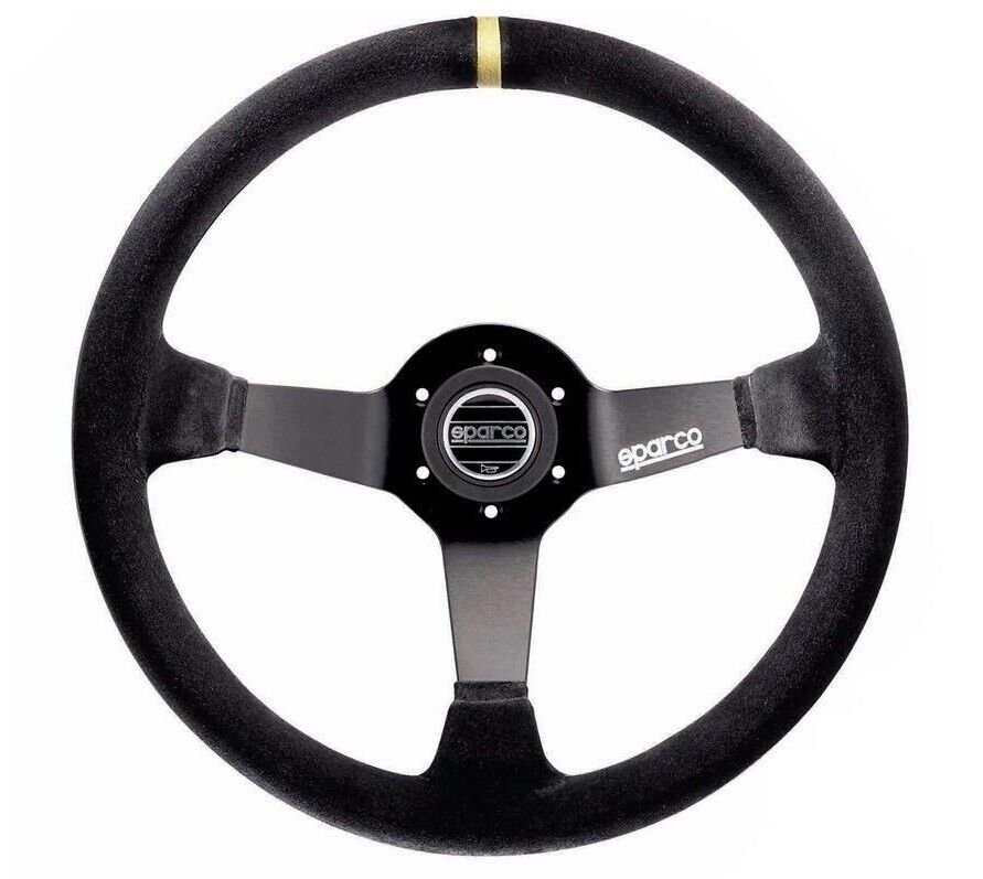 VOLANTE CALICE SPARCO mod. R325  - 3 razze in pelle SCAMOSCIATA 015R325CSN