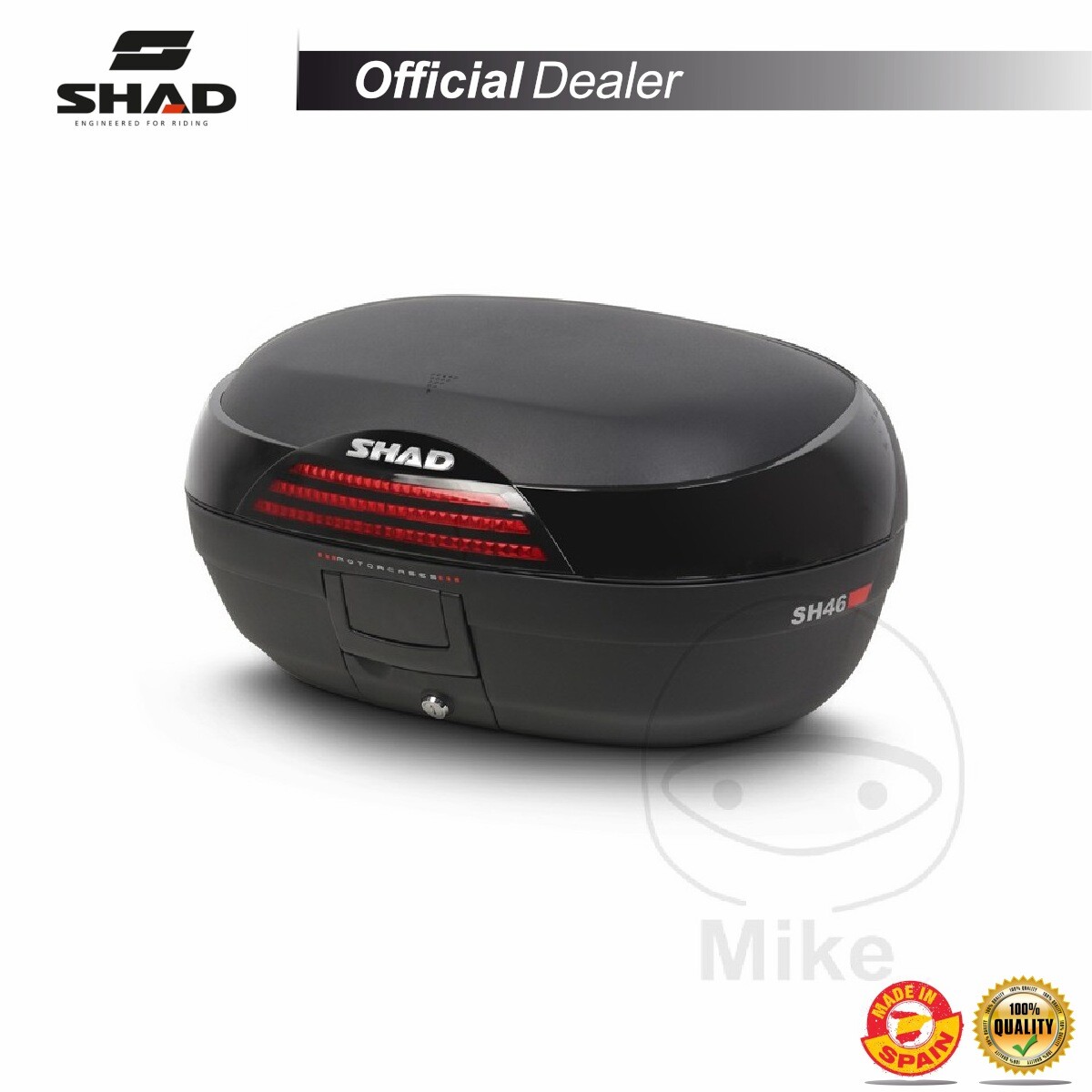 D0B46200 SHAD BAULETTO SH46 46L PIAGGIO 125 FLY 2005-2011