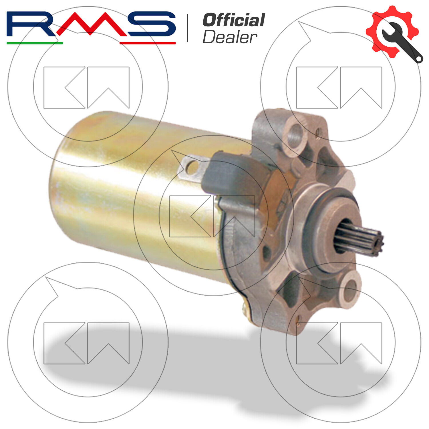 MOTORINO AVVIAMENTO APRILIA SCARABEO 4T RST EU3 50 2006 2007 2008 2009