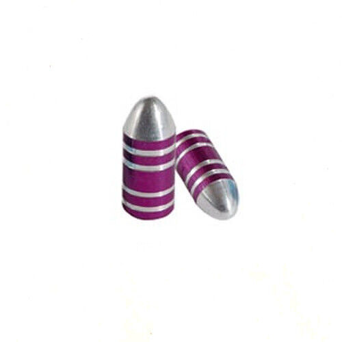 Valve Cap Motorcycle Car Motorbike Scooter Tyre Couple Metal Dust Cover  VIOLET
