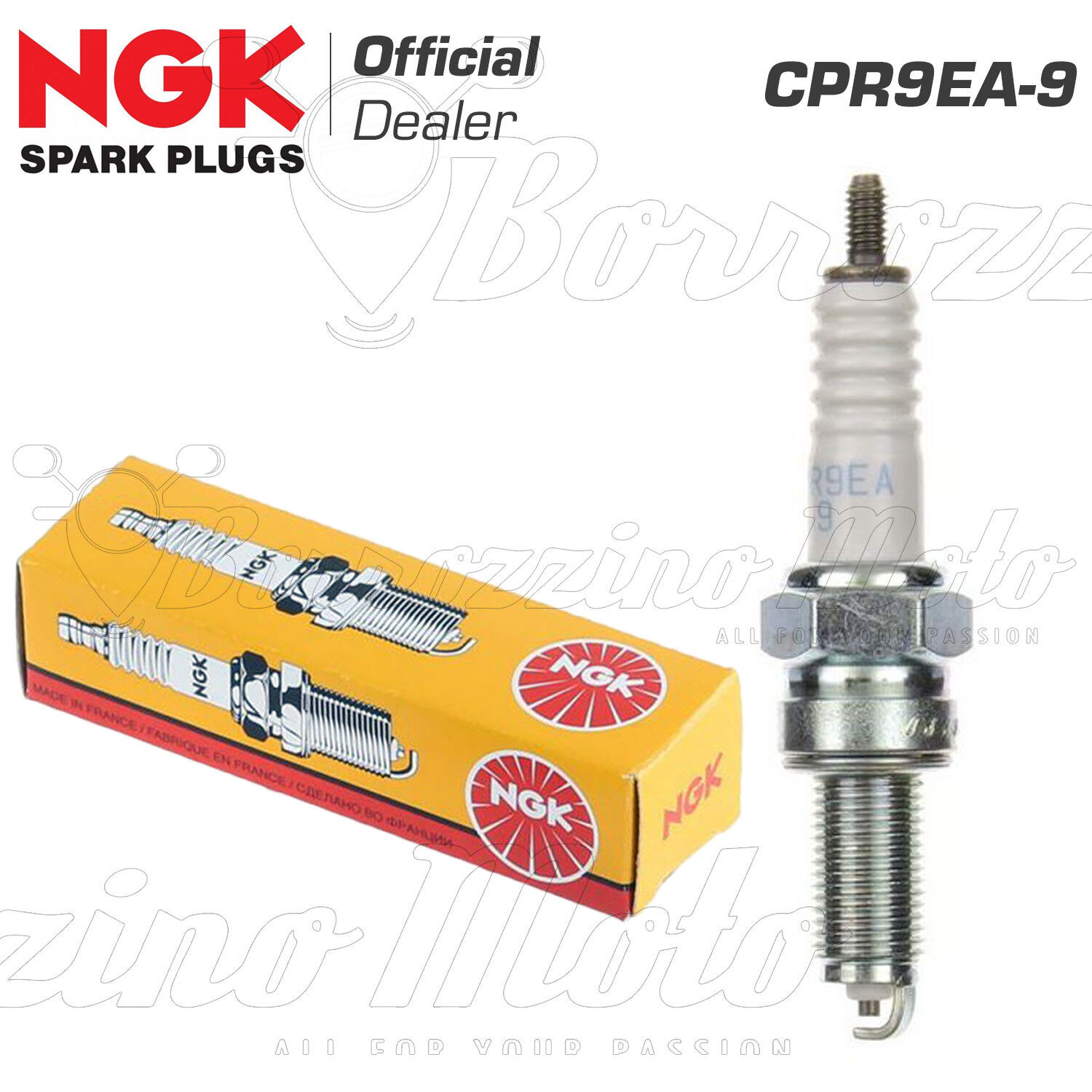 CANDELA ORIGINALE NGK CPR9EA-9 STOCK N.2308 YAMAHA MT-09 MT09 2013-2016
