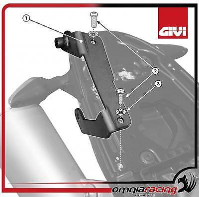 GIVI lateral soft bad holder mounting kit Ducati Monster 696 796 1100 Evo 08-14