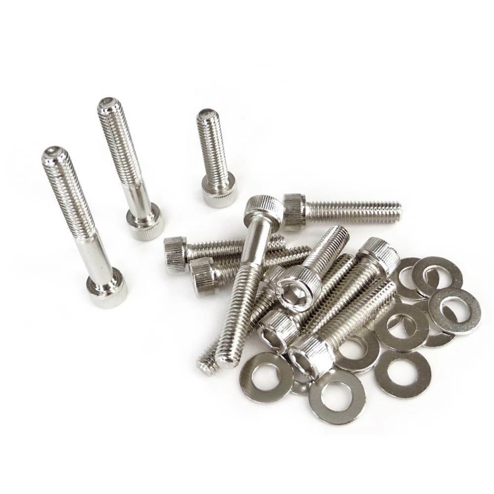 KIT VITI DECORATIVE ERGAL CROMO CARTER  YAMAHA 50 JOG R 2002-2002