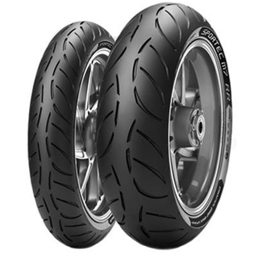 GOMME MOTO ESTIVE 190 50 R17 73ZR METZELER SPORTEC M7 RR R PNEUMATICI NUOVI