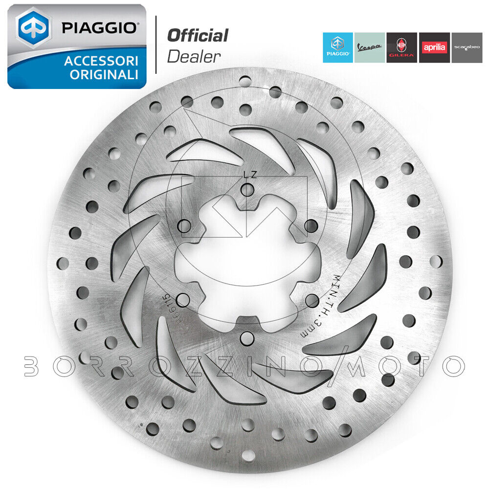 DISCO FRENO POSTERIORE ORIGINALE OEM APRILIA SX LIMITED EDITION 50 2014-2016