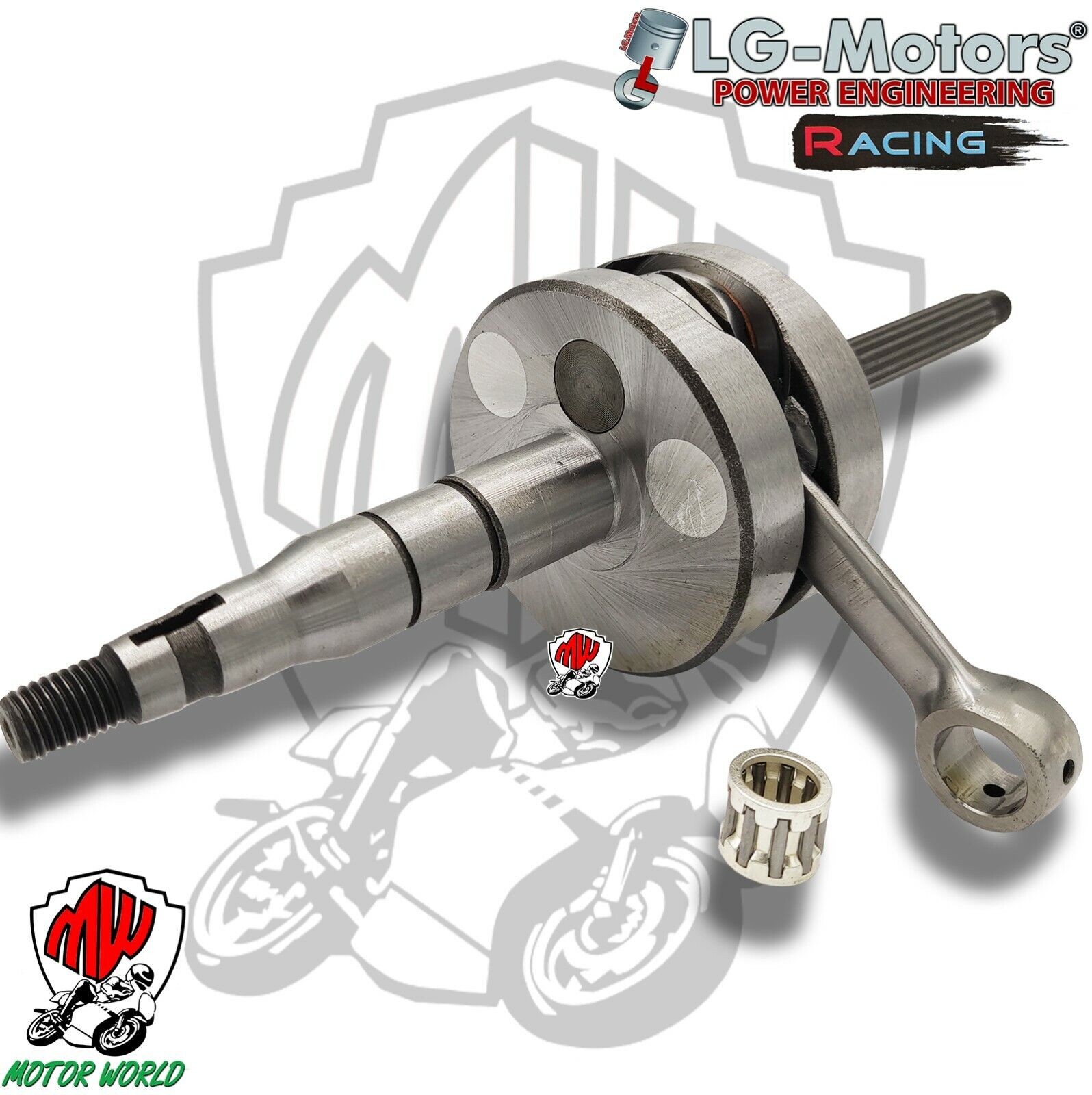ALBERO MOTORE SPALLE PIENE BIELLA CROMATA APRILIA GULLIVER 50 1995 1996 1997