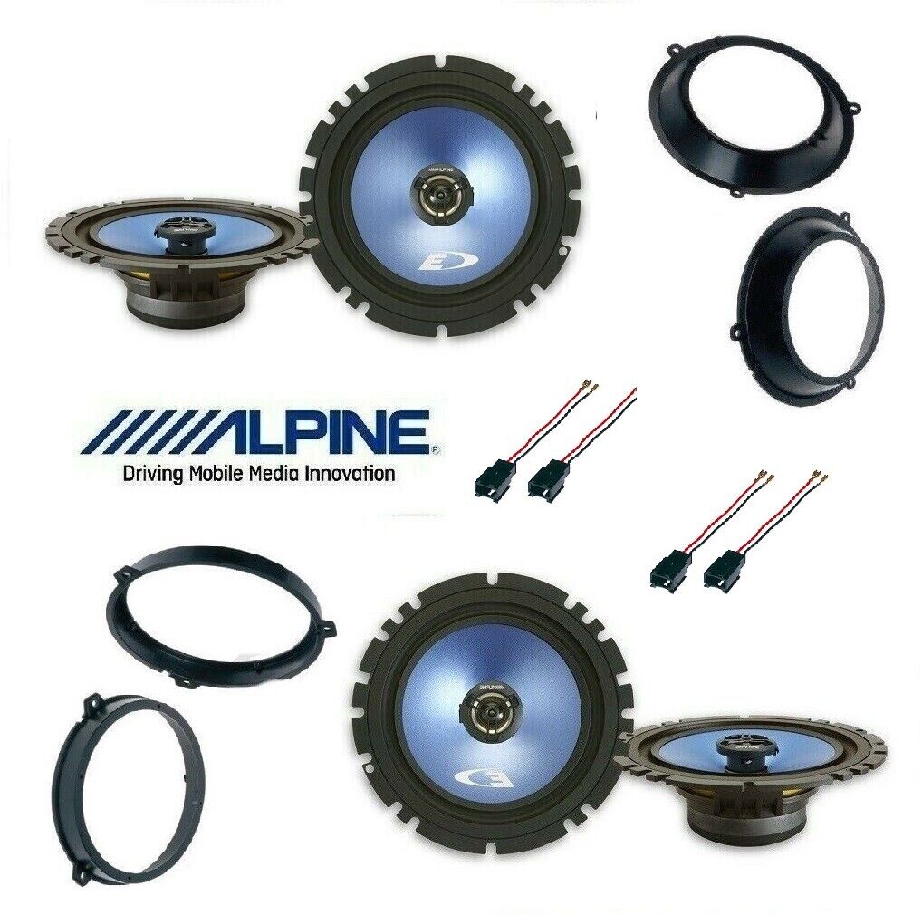 ALPINE SXE-17C2 KIT 4 CASSE FIAT PANDA 03>12 CONN/SUP ANT/POST ALTOPARLANTI AUTO