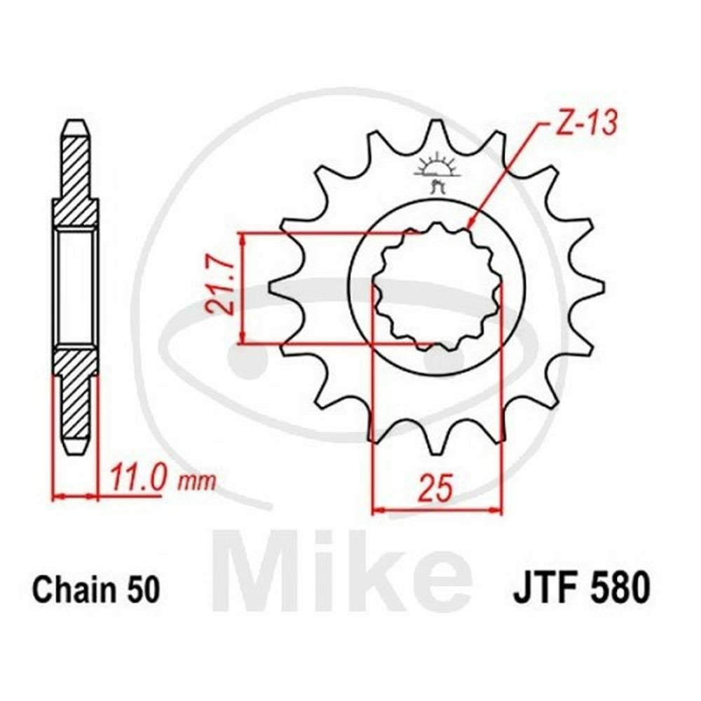 PIGNONE Z16 530 726.28.50 YAMAHA 750 YZF R SP 1993-1998