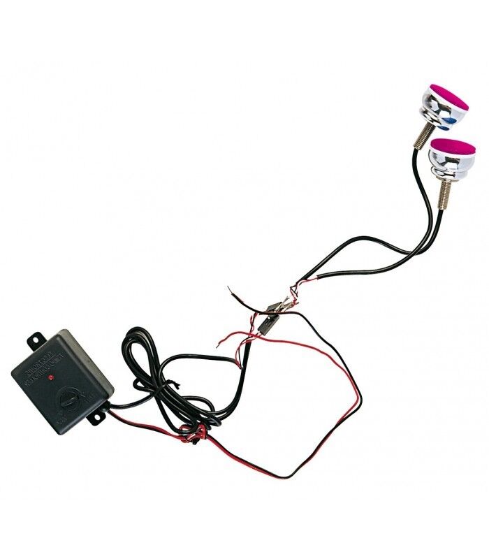 2 Lampade Led VIOLA stroboscopiche con regolatore Perfetto x targa Moto Scooter