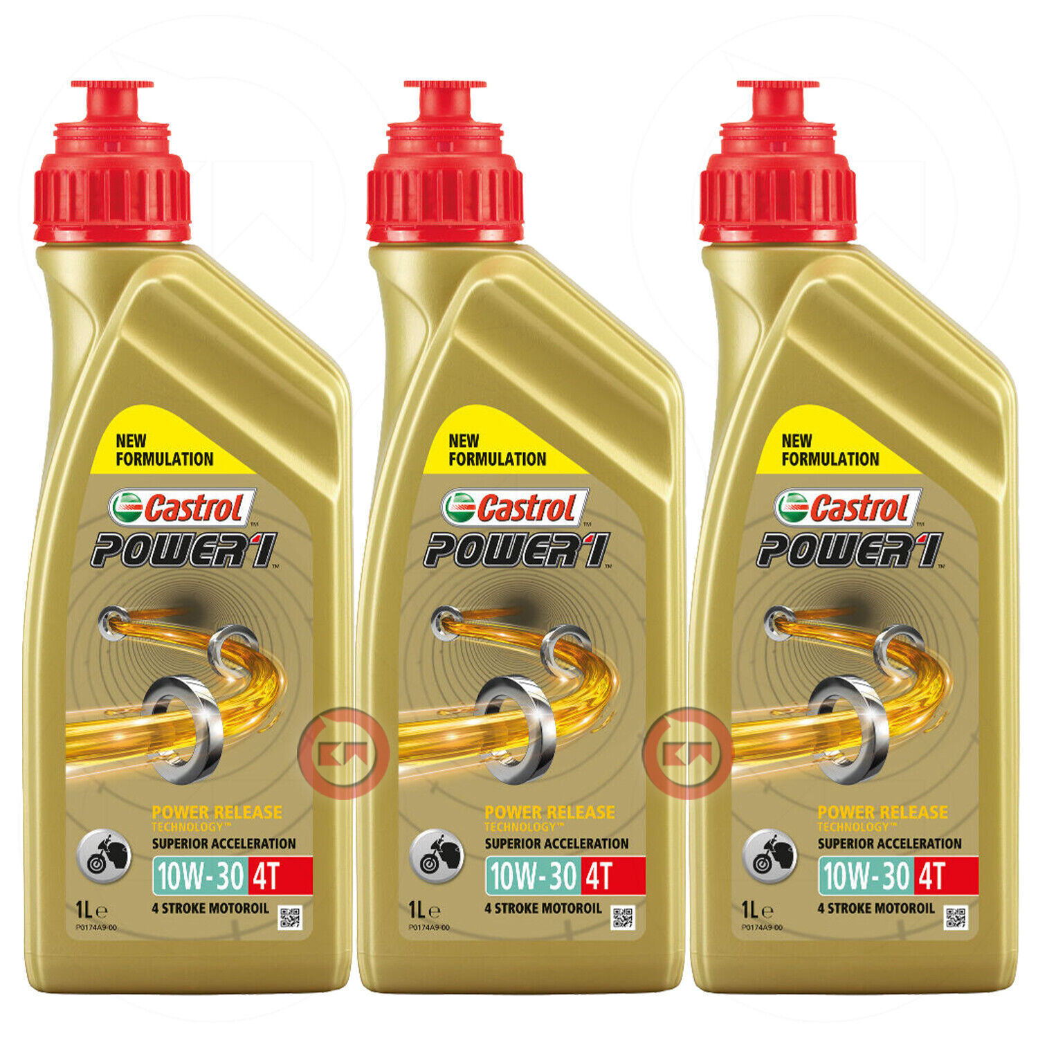 3 LT OLIO MOTORE CASTROL POWER 1 RACING 10W30 SINTETICO