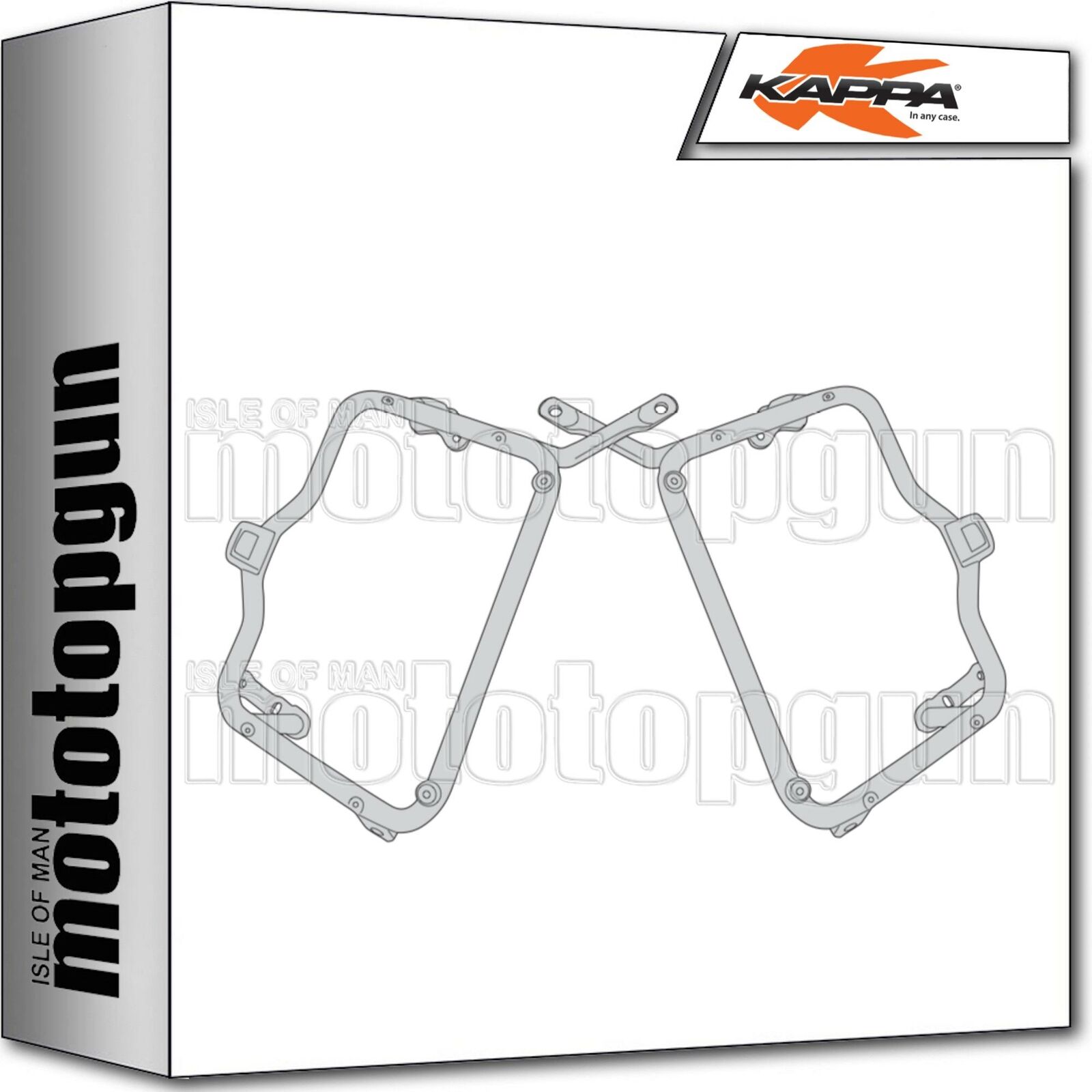 KAPPA PORTAVALIGIE LATERALE RETRO FIT HONDA AFRICA TWIN 750 2000 00 2001 01