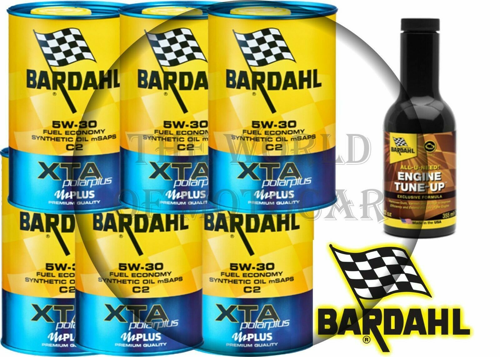 OLIO MOTORE XTA 5W-30 C2 POLARPLUS C2 6 LITRI + ENGINE TUNE UP BARDAHL PER AUTO