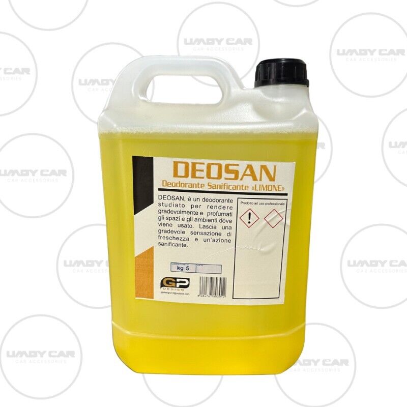 DEOSAN LIMONE 5 KG PROFUMO DEODORANTE SANIFICANTE PER AMBIENTI AUTO CAMION