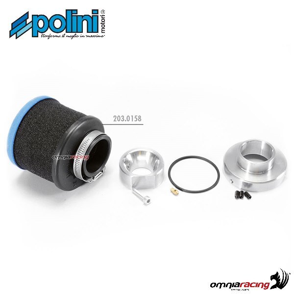 Polini original cartridge air filter kit 24/24 Vespa 200PE D.68 cast iron