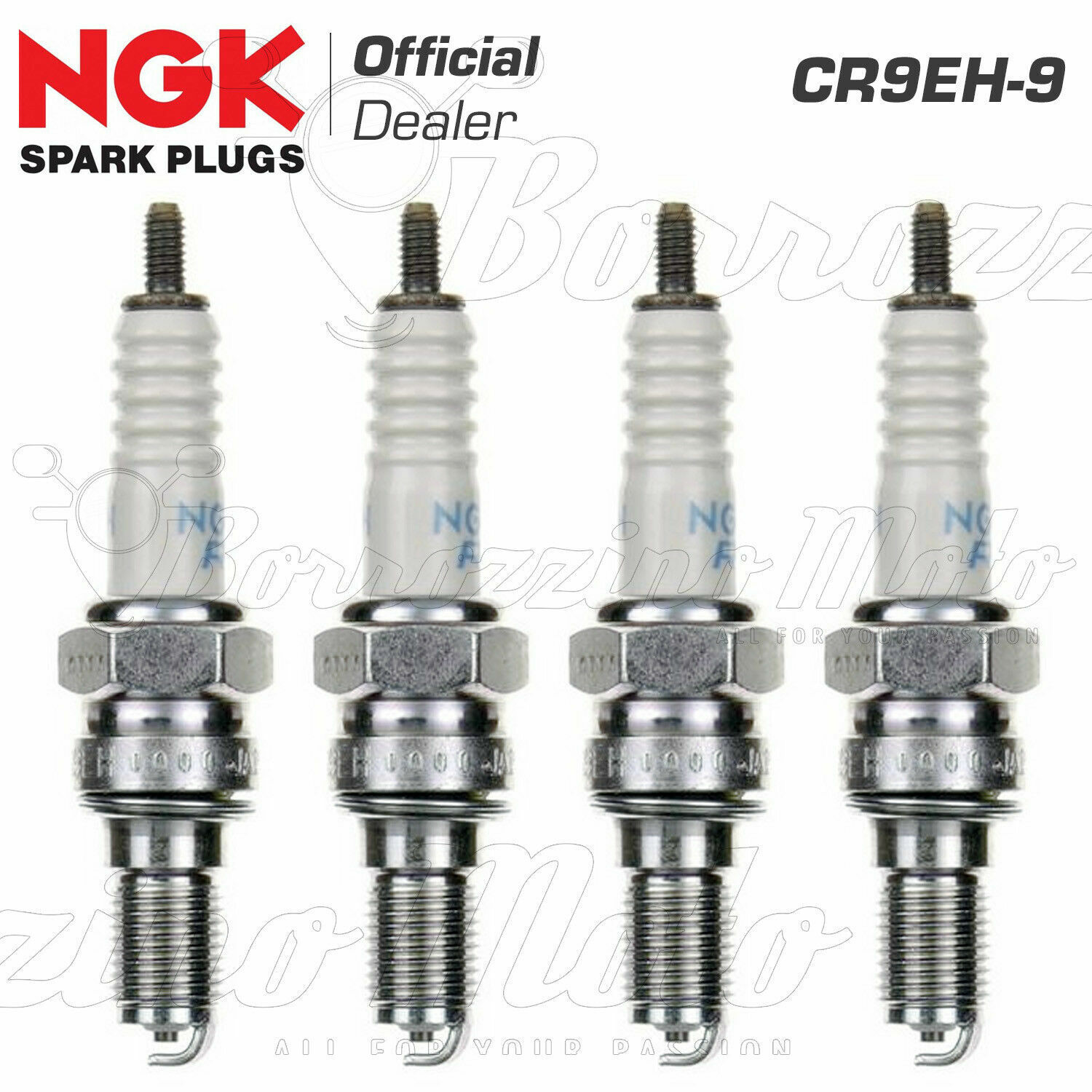 4 CANDELE NGK CR9EH-9 HONDA CB F HORNET 600 1998