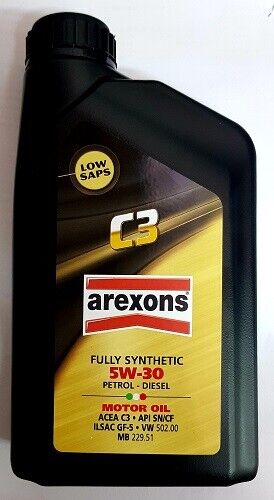 OLIO 5W30 C3 1LT 502.00 229.51 ACEA A3/B4/A5/B5/C2/C3