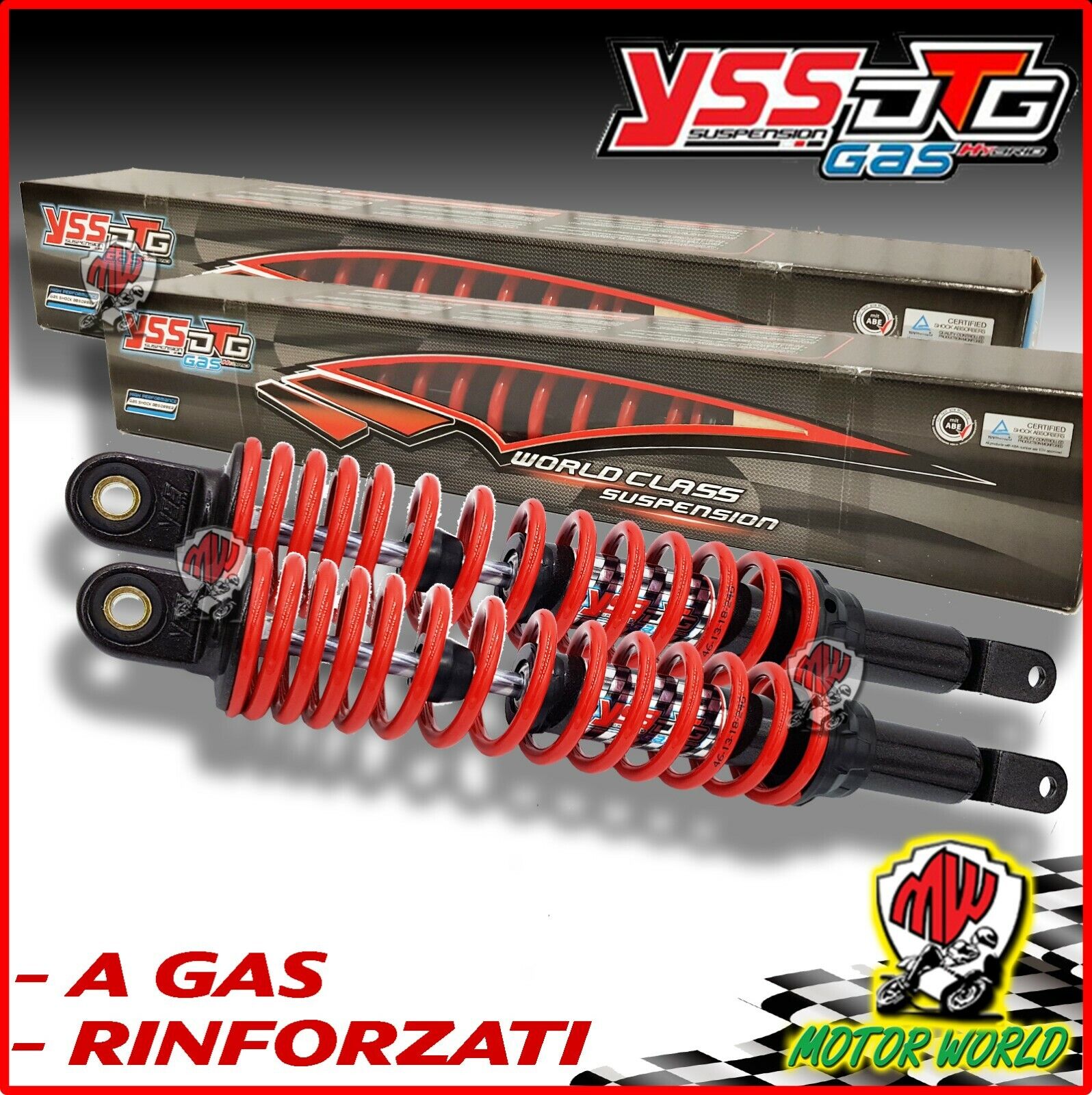COPPIA AMMORTIZZATORI POSTERIORI YSS TB220-400P-04-X HONDA SH 300 2007/2019