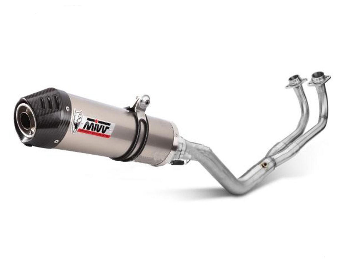 IMPIANTO COMPLETO MIVV OVAL TITANIO PER TRACER 9 / GT 2021-2022