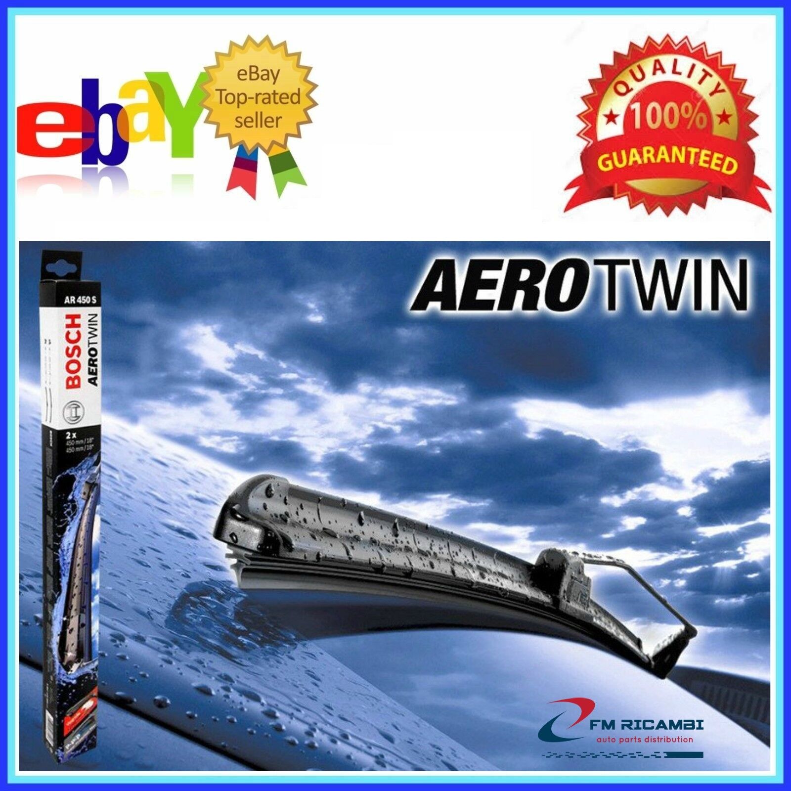 SPAZZOLE TERGICRISTALLO BOSCH AEROTWIN A120S - 3397007120