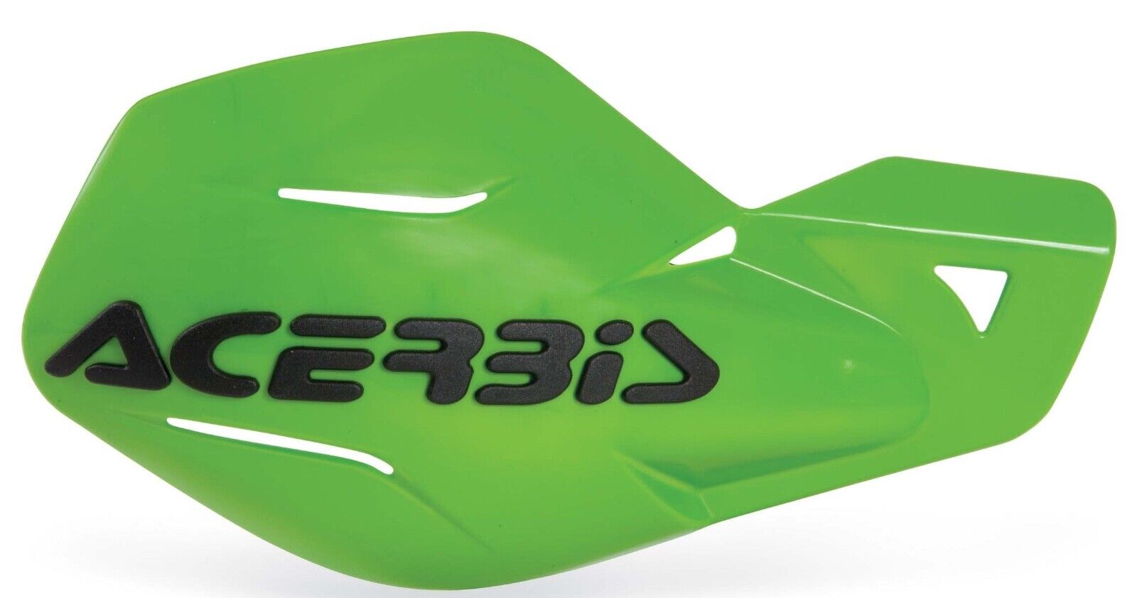 COPPIA PARAMANI MX UNIKO VERDE MOTOCROSS ENDURO completo di attacchi universali