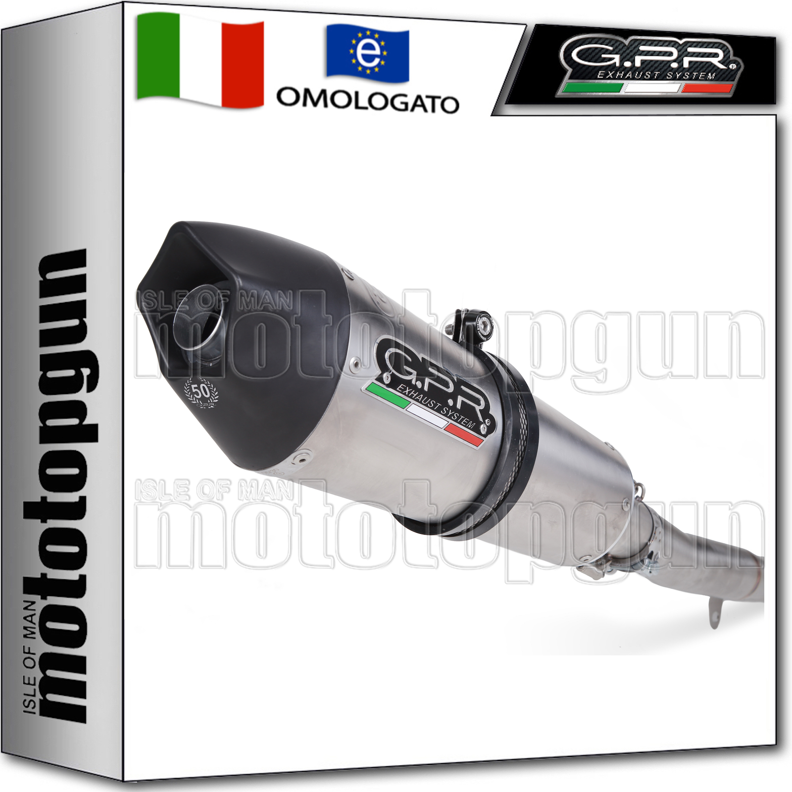 GPR SCARICO HOM GPE ANNIVERSARY TITANIO CAN AM SPYDER 1000 GS 2007 07 2008 08