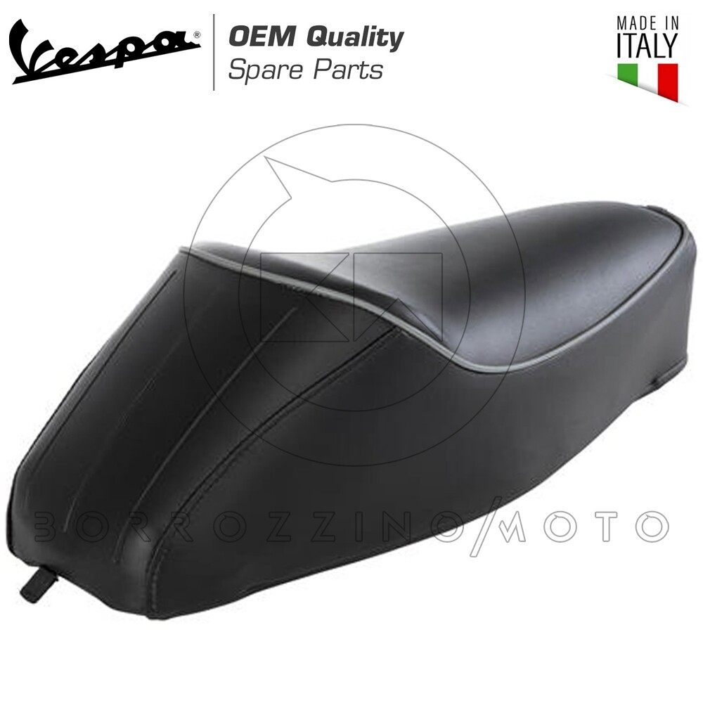 SELLA NERA SELLINO VESPA 50 SPECIAL R L N MONOPOSTO CON GOBBA TIPO ORIGINALE