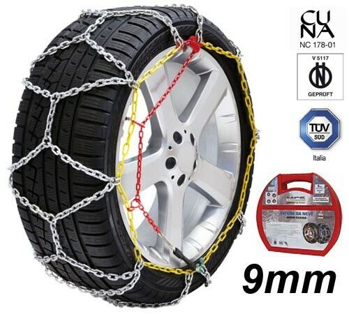 Catene da neve MCS 9mm R16 -165/75-165/80-175/70-185/60-185/65-195/55-195/60